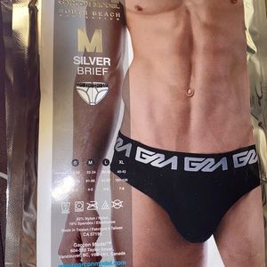 Garçon Model Black Briefs